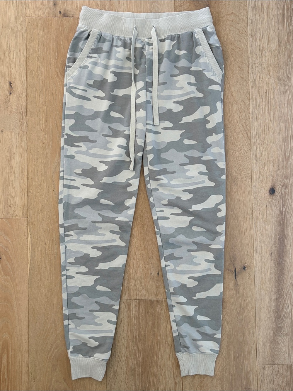 Z Supply Women’s XS Camo Jogger Pants Green Gray Camouflage Drawstring*Q15